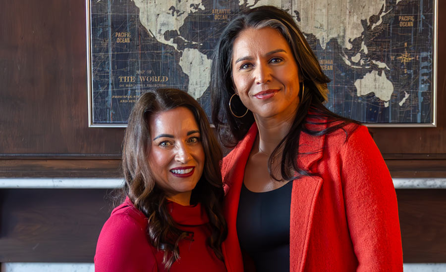 Carolann Fenton and Tulsi Gabbard